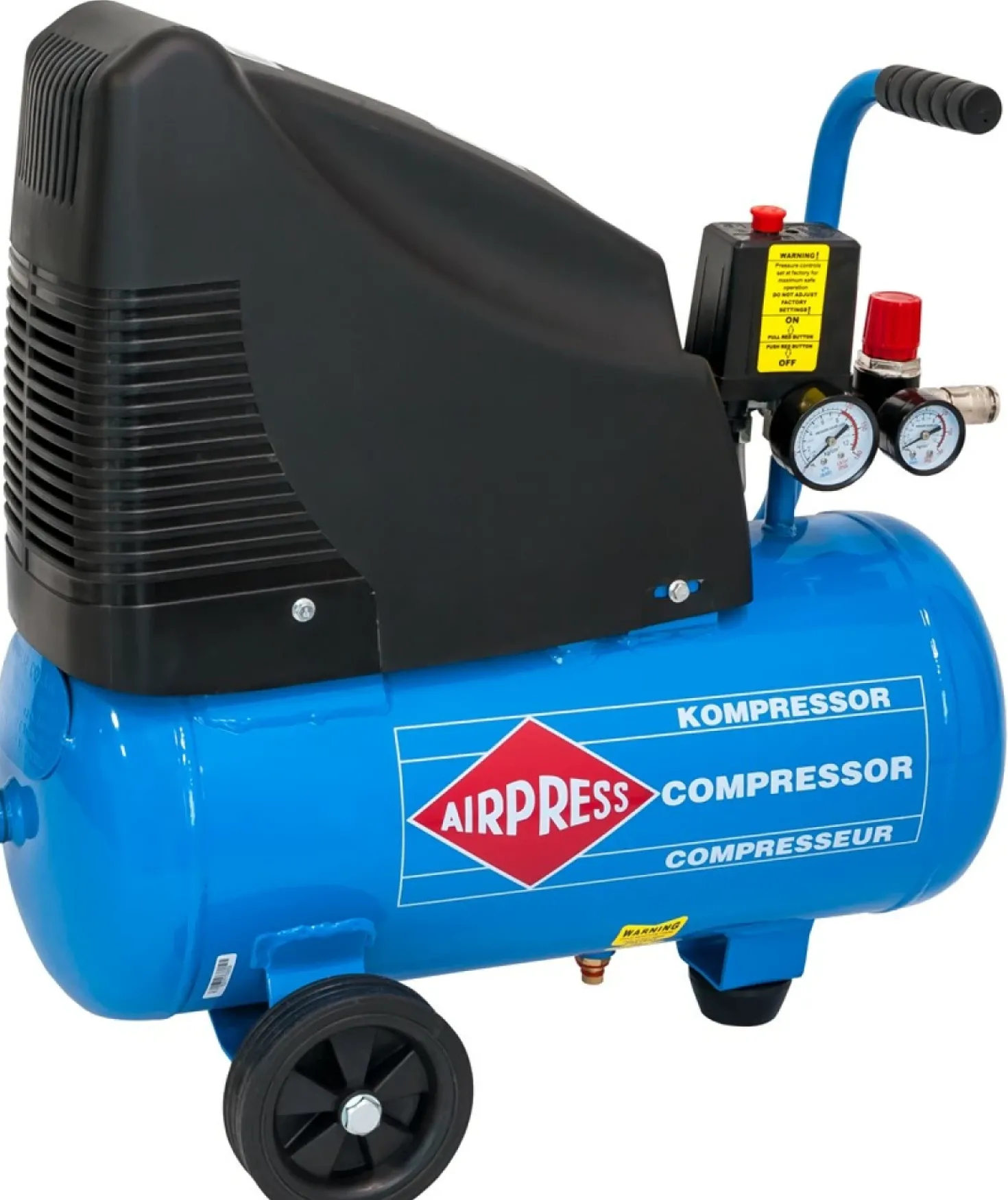 Airpress 36741-K1 - Olievrije Compressor HLO 215-25 8 bar 1,5 pk 172 l/min 24 l