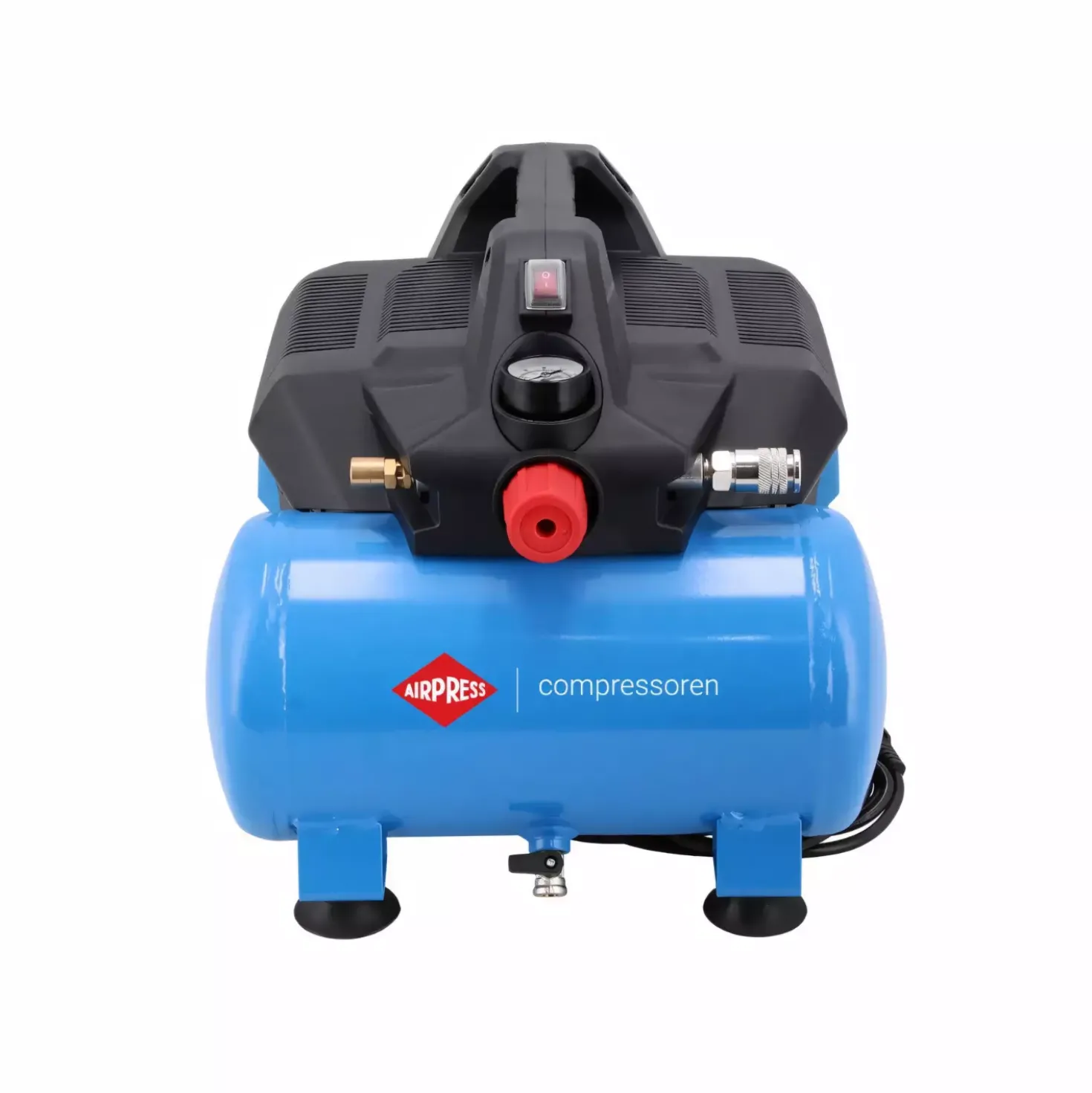 Airpress LMO 6-126 stille Compressor - Olievrij - 8 bar - 88 l/min - 6L