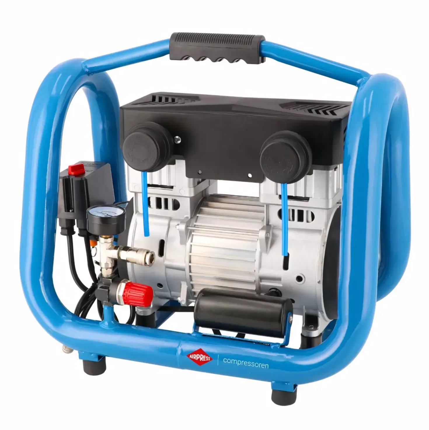 Airpress LMO 4-170 stille Compressor - Olievrij - 10 bar - 90 l/min - 4L