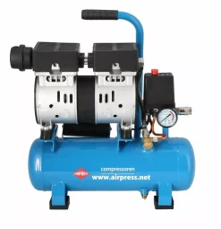 Airpress L 6-105 Silent Compressor - Olievrij - 6L - 8 bar