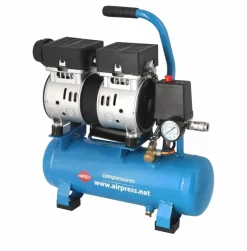 Airpress L 6-105 Silent Compressor - Olievrij - 6L - 8 bar