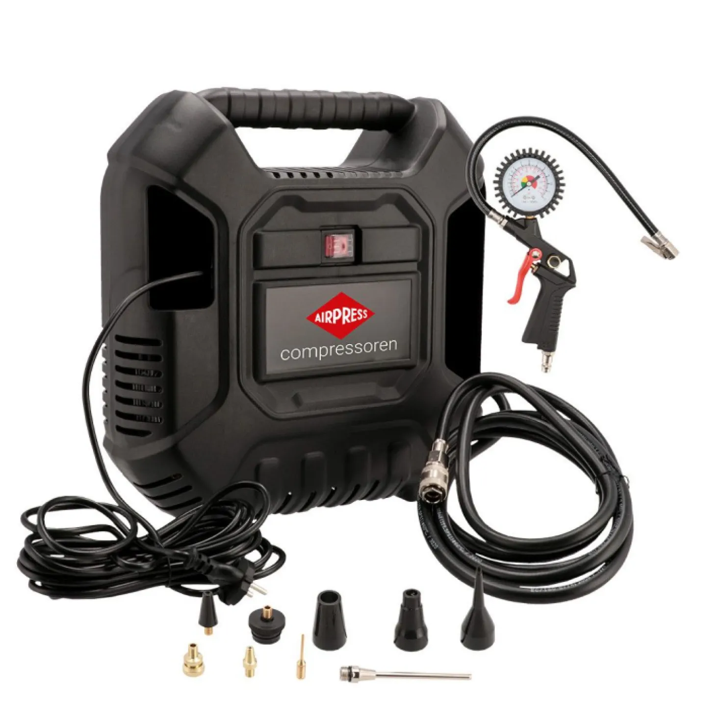 Airpress 36942 Olievrije compressor HLO 180 8 bar 150 l/min met accessoires