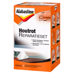 Alabastine Houtrotreparatieset - Pasta - Naturel/vuren - 500gr