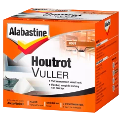 Alabastine Houtrotvuller - Poeder - Naturel/vuren - 1kg