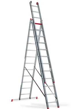 Altrex Atlantis ATR 3077 Reformladder - Aluminium - 3 x 12 sporten - 8,5m