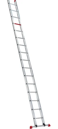 Altrex Atlas AER 1045 Bouwladder - Enkel - Aluminium - 16 treden - max. werkhoogte 5,4m