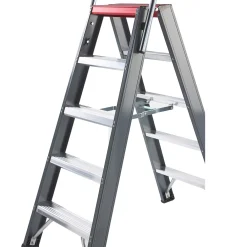Altrex Falco FDO 4 Dubbele trap - Aluminium met coating - 2 x 4 treden - max. werkhoogte 2,95m