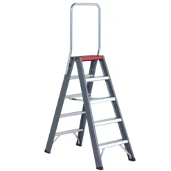 Altrex Falco FDO 5 Dubbele trap - Aluminium met coating - 2 x 5 treden - max. werkhoogte 3,2m