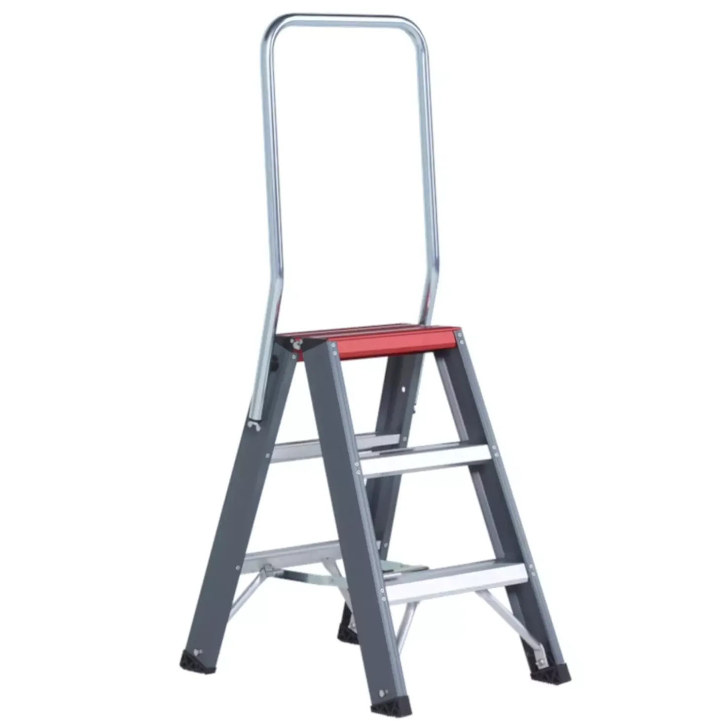 Altrex Falco FDO 3 Dubbele trap - Aluminium met coating - 2 x 3 treden - max. werkhoogte 2,7m