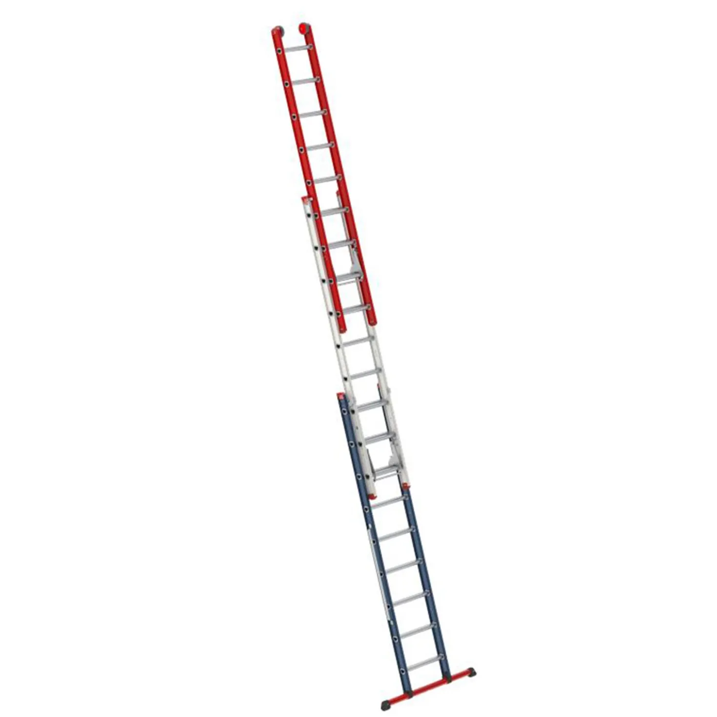 Altrex Mounter Limited edition RWB Reformladder - Aluminium - 3 x 9 sporten - max. werkhoogte 6,2m - met stabiliteitsbalk