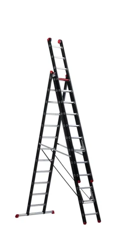 Altrex Mounter ZR 3083 Reformladder - Aluminium - 3 x 12 sporten - 8,8m - met stabiliteitsbalk