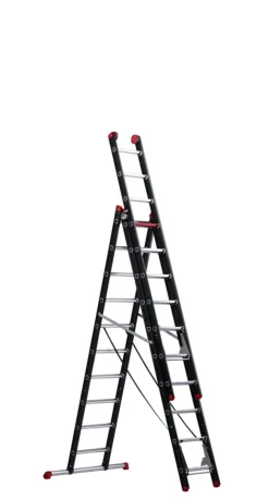 Altrex Mounter ZR 3072 Reformladder - Aluminium - 3 x 10 sporten - max. werkhoogte 7,5m - met stabiliteitsbalk