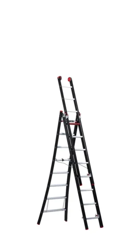 Altrex Nevada NZR 3058 Reformladder - Aluminium - 3 x 8 sporten - max. werkhoogte 6,6m
