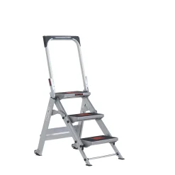 Altrex Safety Step 3 Trap - Enkel - Aluminium - 3 treden - met beugel - max. werkhoogte 2,65m