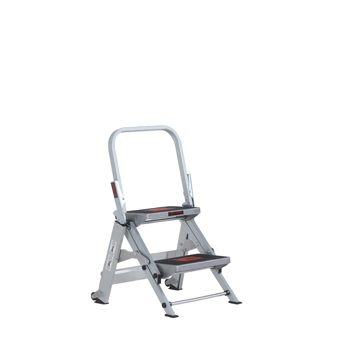 Altrex Safety Step 2 Trap - Enkel - Aluminium - 2 treden - met beugel - max. werkhoogte 2,45m