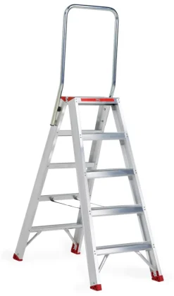 Altrex Sierra SDO 5 Dubbele trap - Aluminium - 2 x 5 treden - max. werkhoogte 3,2m