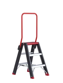 Altrex Taurus TDO 3 Dubbele trap - Aluminium met coating - 2 x 3 treden - max. werkhoogte 2,7m