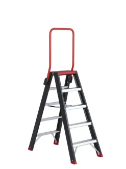 Altrex Taurus TDO 5 Dubbele trap - Aluminium met coating - 2 x 5 treden - max. werkhoogte 3,2m