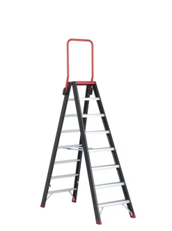 Altrex Taurus TDO 8 Dubbele trap - Aluminium met coating - 2 x 8 treden - max. werkhoogte 3,9m