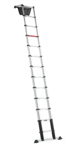 Altrex TL Smart Up Pro Telescoopladder - Aluminium - 1 x 13 sporten - max. werkhoogte 4,85m - met stabiliteitsbalk
