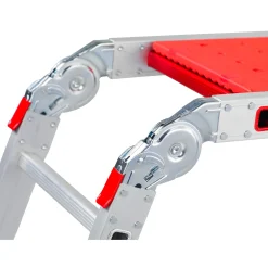 Altrex Varitrex-Plus Vouwladder - Aluminium - 4 x 3 sporten - max. werkhoogte 4,3m - met stabiliteitsbalk