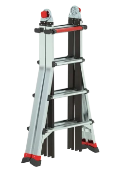 Altrex 503734 Varitrex Tele PRO+ Telescopische vouwladder - max. werkhoogte 4,9m - 4x4 sporten