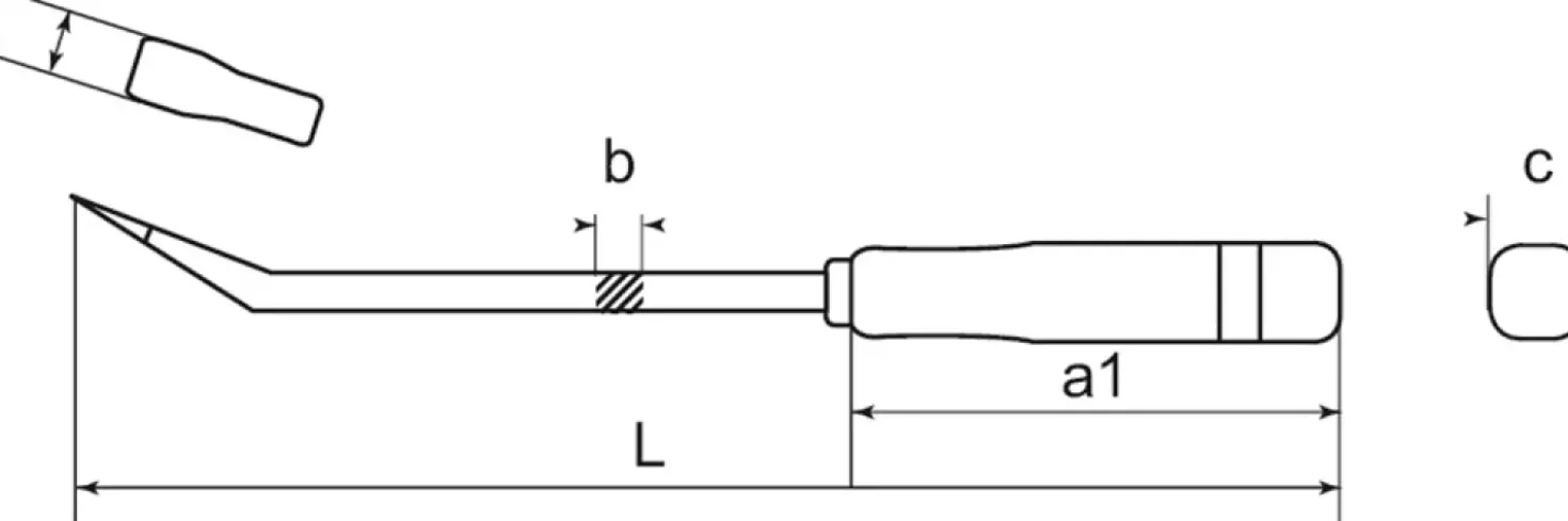 Bahco 2484-20 Mini koevoet - 205mm