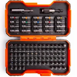 Bahco 59/S100BC 100-Delige Bitset - Gleuf-, Phillips, Pozidriv, Hexagon, Robertson en Torx