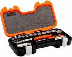 Bahco S330 33-delige Dopsleutelset - 1/4'' 3/8''