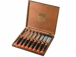 Bahco 434-S8-EUR Ergo 8-delige Steekbeitelset in houten koffer