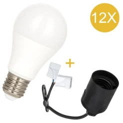 Bailey 144919 12-Pack Combi LED lamp - E27 LH Connector - 6W - 550Lm