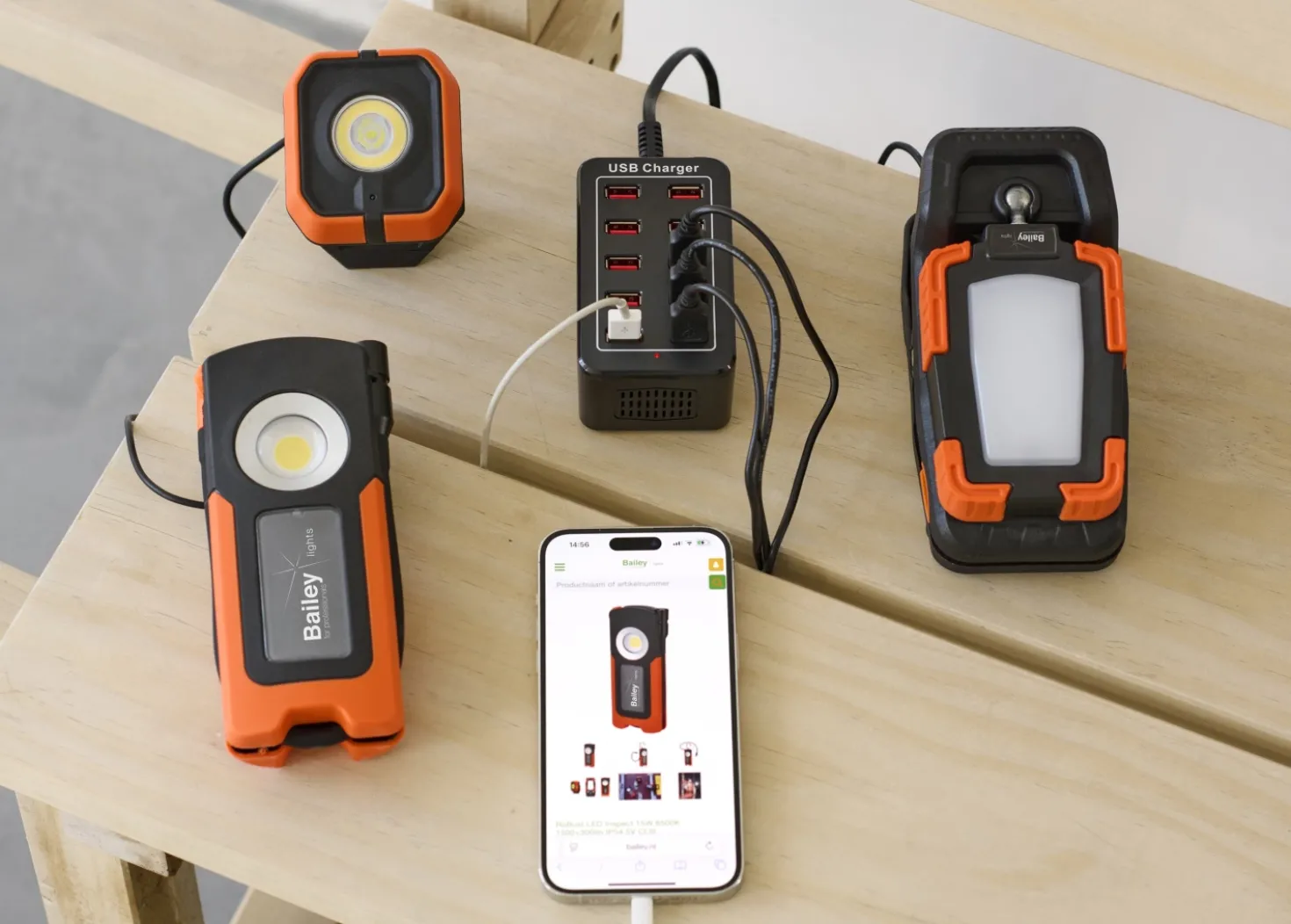 Bailey RoBust LED Inspect - 15W - 6500K - 1500+300lm - IP54 - 5V - CLIII