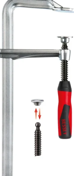 Bessey GZ30-2K Lijmtang - Geheel Staal - 300 x 140mm