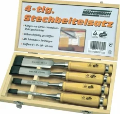 Brüder Mannesmann 66104 4-delige Beitelset - 8-26mm