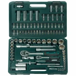 Brüder Mannesmann 98410 94-delige Doppenset - 1/4" en 1/2"