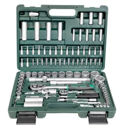 Brüder Mannesmann 98410 94-delige Doppenset - 1/4" en 1/2"