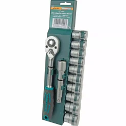Brüder Mannesmann 29111 12-delige Dopsleutelset - 1/2"