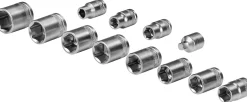 Brüder Mannesmann M29116 61-delige Ratel- en doppenset - 1/4” + 3/8”