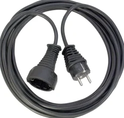 Brennenstuhl 1165480 Kwaliteits kunststof verlengsnoer zwart - H05VV-F 3G1,5 - 25m