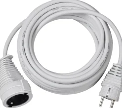 Brennenstuhl 1168440 Kwaliteits kunststof verlengsnoer wit - H05VV-F 3G1,5 - 5m