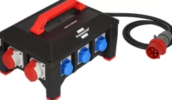 Brennenstuhl Professional BSV 5-32A rubber stroomverdeler - H07RN-F5G6.0 CEE32A+2x16A, 6x230V - 2m