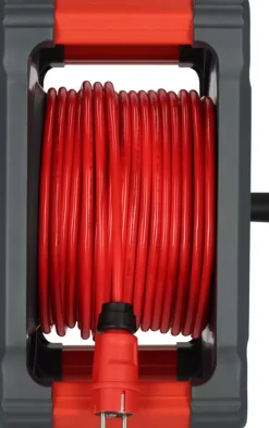 Brennenstuhl Professional KA 3110 Bouwplaats Cube 5-voudig kabelhaspel H07BQ-F 3G1.5 - IP44 - 33m - Rood