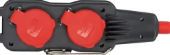Brennenstuhl Professional 9161150161 Powerblock met Verlengsnoer PB 1100 H07RN-F 3G1.5 - IP54 4-v - 15m - Zwart