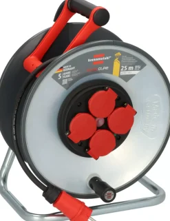 Brennenstuhl Professional SC 2100 SteelCore Kabelhaspel H07RN-F 3G1,5 - IP44 - 25m - Zwart