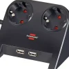 Brennenstuhl 1153500222 Tafelstekkerdoos met 2 USB-aansluitingen - 1,8m