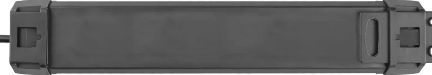 Brennenstuhl 1951560100 6 Voudige stekkerdoos met schakelaar - Zwart / lichtgrijs - 3m