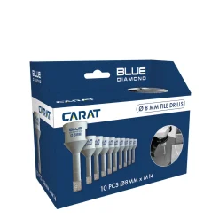 Carat Blue diamond tegelboorset Ø 8 mm M14 - 10st