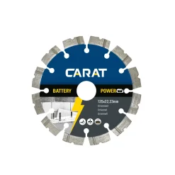 Carat CBP1253000 Diamantzaagblad voor droogzagen - 125 x 22,23mm - Universeel