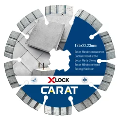Carat CCXLOCK125 X-Lock Diamantdoorslijpschijf - Beton - 125x22,23mm