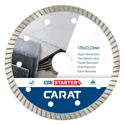 Carat CDBS115300 Diamantzaagblad voor droogzagen - 115x22,23mm - Tegels/Natuursteen